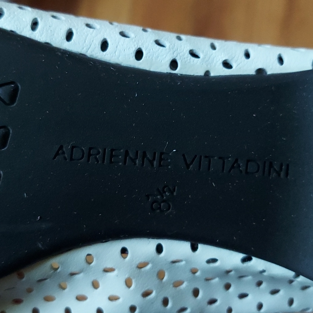 Adrienne Vittadini Alva Open Toed Flats Size 8.5 - Picture 14 of 17
